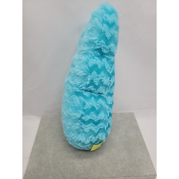 Peeps 10" Marshmallow Bunny Rabbit Blue Chevron Plush Stuffed Striped Fur 2016 - Picture 9 of 12